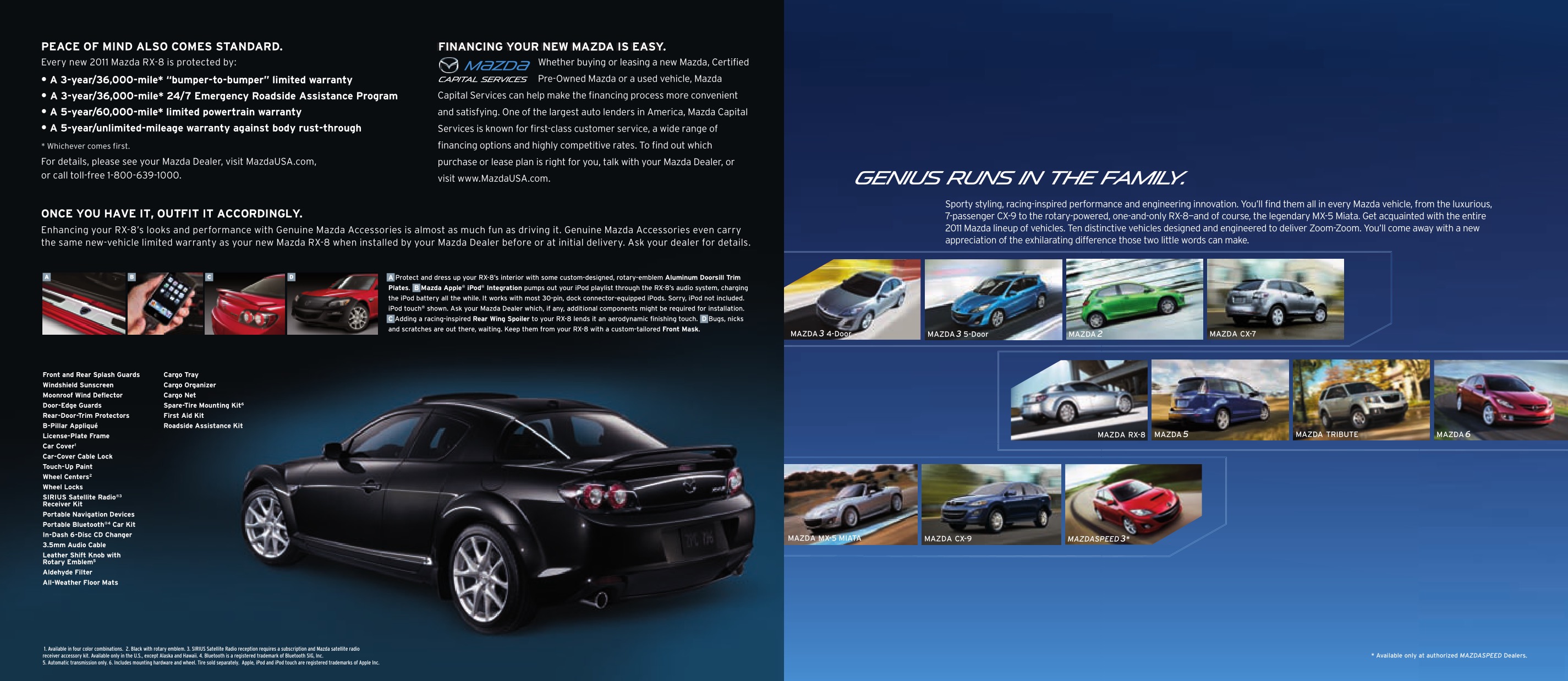 2011 Mazda RX-8 Brochure Page 9